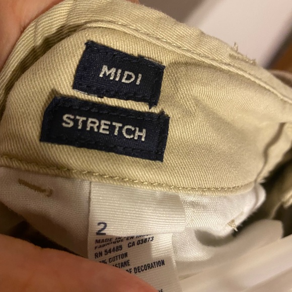 American Eagle kaki shorts midi girls size 2 - Picture 3 of 3